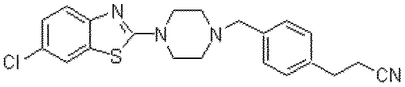 A challenging chemical structure image from the JPO benchmark, difficult due to its low quality.